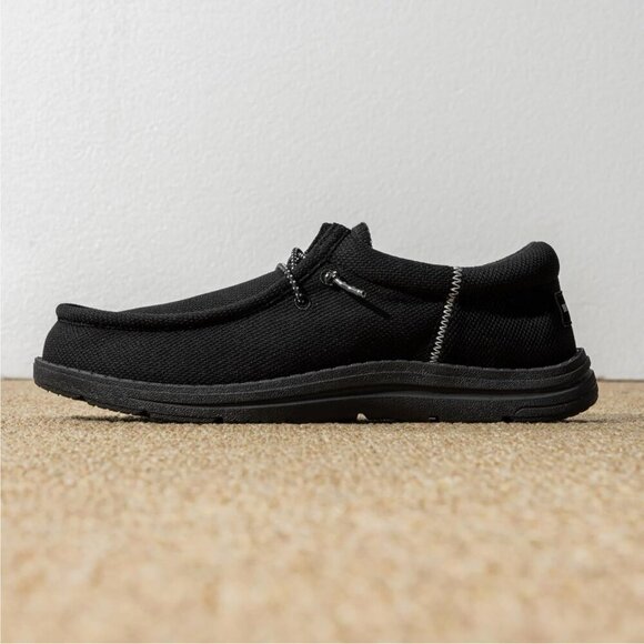 〽️Men\'s Black Bruno Marc Arch Support Casual Loafers Comfortable Boat Shoes main image 6